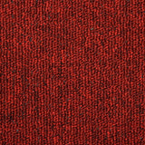 Tappetini per scale 15 pz 65x21x4 cm Rossi rettangolare