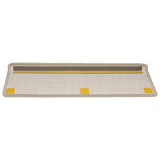 Tappetini per scale 15 pz 65x21x4 cm Talpa Bordo rettangolare