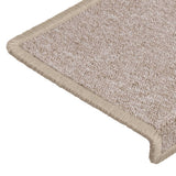 Tappetini per scale 15 pz 65x21x4 cm Talpa Bordo rettangolare
