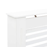 Coperture per Radiatori 2 pz Bianche 112x19x81,5 cm in MDF