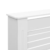Coperture per Radiatori 2 pz Bianche 152x19x81,5 cm in MDF