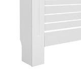 Coperture per Radiatori 2 pz Bianche 152x19x81,5 cm in MDF