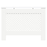 Coperture per Radiatori 2 pz Bianche 112x19x81,5 cm in MDF