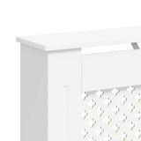 Coperture per Radiatori 2 pz Bianche 112x19x81,5 cm in MDF