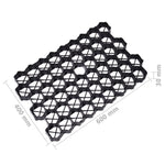 Griglie per l'Erba 16 pz Nere 60x40x3 cm in Plastica