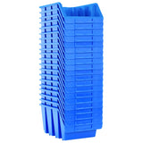 Contenitori Impilabili 20 pz Blu in Plastica