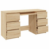 Scrivania Rovere Sonoma 140x50x77 cm in Legno truciolato