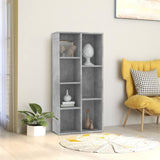 Libreria Grigio Cemento 50x25x106 cm in Legno truciolato