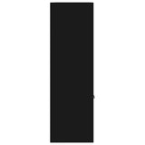 Libreria Nera 98x30x98 cm in Legno truciolato