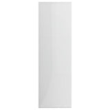 Libreria Bianco Lucido 98x30x98 cm in Legno truciolato