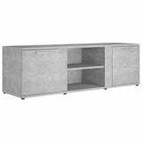 Mobile Porta TV Grigio Cemento 120x34x37cm in Legno truciolato