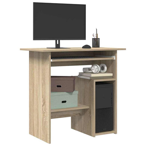 Scrivania Rovere Sonoma 80x45x74 cm in Legno truciolato