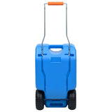 Serbatoio d'Acqua con Ruote per Campeggio 25 L Blu