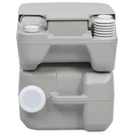 WC Portatile per Campeggio Grigio 20+10 L