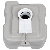 WC Portatile per Campeggio Grigio 20+10 L