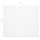 Protezione Tavolo Opaca 100x90 cm 1,6 mm PVC