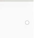 Porta Scorrevole Fermi Vetro ESG e Alluminio Argento 90x205 cm