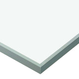 Porta Scorrevole Fermi Vetro ESG e Alluminio Argento 90x205 cm