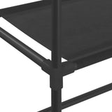Scaffale per Lavatrice con 3 Ripiani Nero 69x28x169 cm
