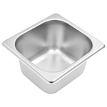 Supporto Gastronorm con 5 Contenitori GN 1/6 in Acciaio Inox