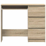 Scrivania Rovere Sonoma 90x45x76 cm in Legno truciolato