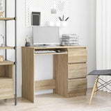 Scrivania Rovere Sonoma 90x45x76 cm in Legno truciolato