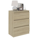 Credenza Rovere Sonoma 60x35x76 cm in Legno truciolato