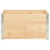 Collari per Pallet 3 pz 50x100 cm in Legno Massello di Pino