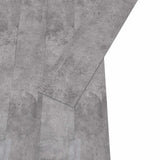 Tavole per Pavimenti 36 pcs Marrone Cemento 5,02 m PVC