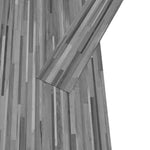 Listoni Pavimento PVC 5,02 m 2 mm Autoadesivi Grigio a Strisce