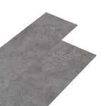 Listoni Pavimento PVC 5,02 m 2 mm Autoadesivi Grigio Cemento