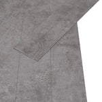 Listoni Pavimento PVC 5,02 m 2 mm Autoadesivi Grigio Cemento