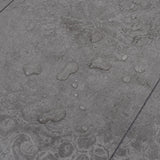 Listoni Pavimento PVC 5,02 m 2 mm Autoadesivi Grigio Cemento