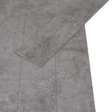 Tavole per Pavimenti 36 pcs Grigio Cemento 5,02 m PVC