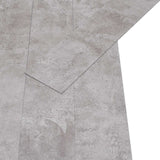 Tavole per Pavimenti 36 pcs Grigio Terra 5,02 m PVC