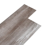 Listoni Pavimento in PVC 5,02 m 2 mm Autoadesivi Legno Marrone