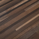 Listoni Pavimento PVC 5,02 m 2mm Autoadesivi Marrone a Strisce