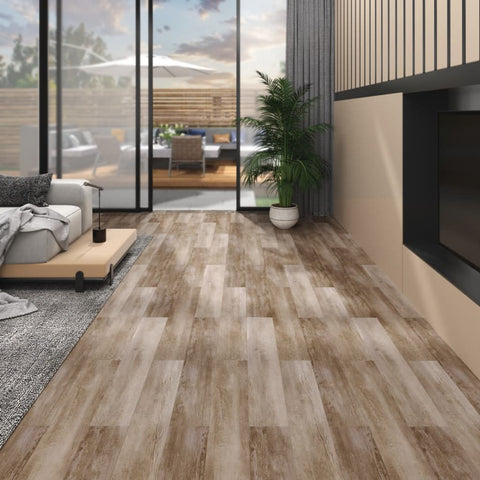 Listoni Pavimenti Non Autoadesivi PVC 5,26m 2mm Legno Slavato