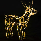 Decorazioni di Natale a Forma di Renne 3 pz 229 LED
