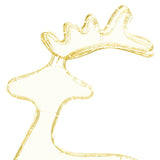 Decorazione Natalizia Renna in Rete con 306 LED 60x24x89 cm