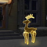 Decorazione Natalizia Renna in Rete con 306 LED 60x24x89 cm