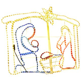 Natività Decorazione di Natale 240 LED 116x41x87 cm