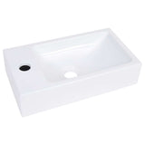 Lavabo 400x220x90 mm in SMC Bianco