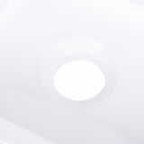Lavabo 400x220x90 mm in SMC Bianco