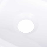 Lavabo 400x220x90 mm in SMC Bianco