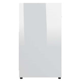 Mobile da Bagno Bianco Lucido 60x33x61 cm in Legno truciolato