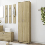 Armadio Corridoio Rovere Sonoma 55x25x189 cm Legno truciolato