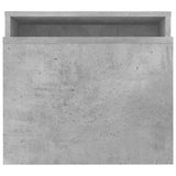 Set Tavolini da Salotto Grigio Cemento 100x48x40 cm truciolato