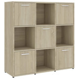 Libreria Rovere Sonoma 90x30x90 cm in Legno truciolato
