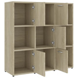 Libreria Rovere Sonoma 90x30x90 cm in Legno truciolato